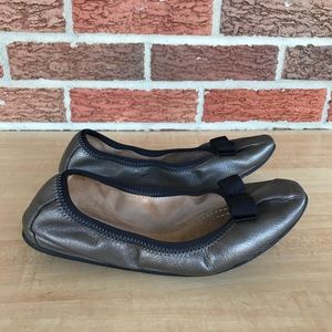 Salvatore Ferragamo my joy ballet flats metallic